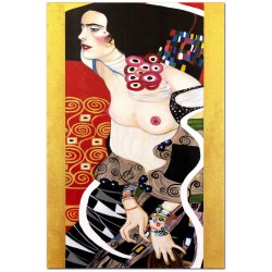 Obraz olejny ręcznie malowany 60x90cm Gustav Klimt kopia