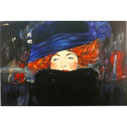  Obraz olejny ręcznie malowany 60x90cm Gustav Klimt kopia