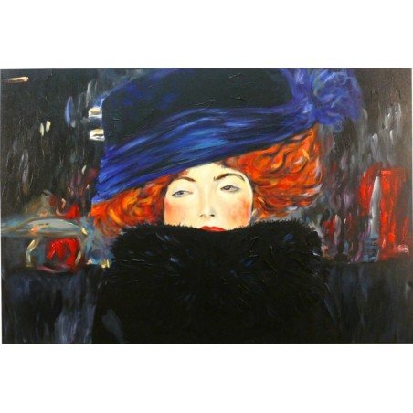  Obraz olejny ręcznie malowany 60x90cm Gustav Klimt kopia