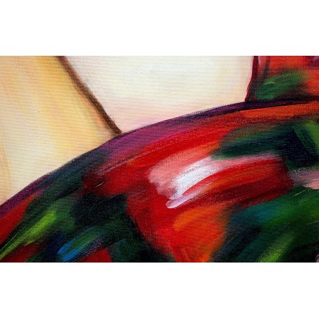 Obraz olejny ręcznie malowany 60x90cm Gustav Klimt Tancerka
