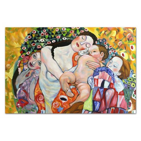  Obraz olejny ręcznie malowany 60x90cm Gustav Klimt kopia