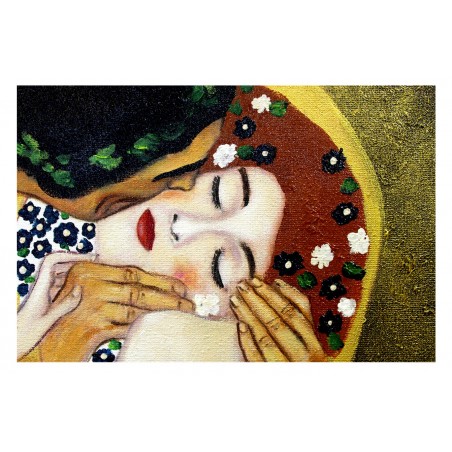  Obraz olejny ręcznie malowany Gustav Klimt Pocałunek kopia 50x70cmx3