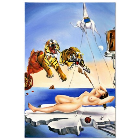  Obraz malowany Salvador Dali Sen spowodowany lotem pszczoły 60x90cm