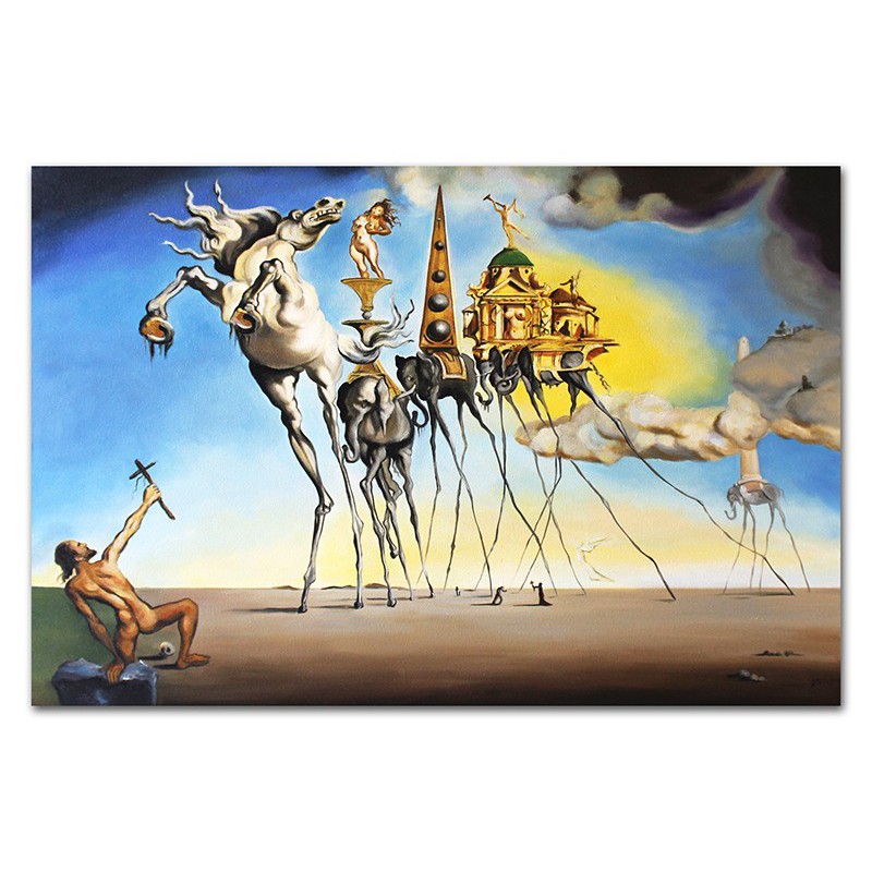  Obraz ręcznie malowany na płótnie Salvadore Dali 80x120cm