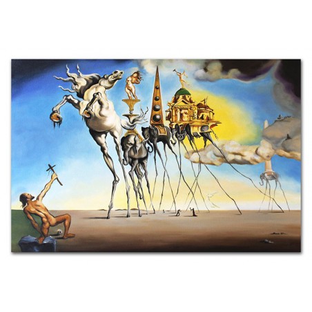  Obraz ręcznie malowany na płótnie Salvadore Dali 80x120cm