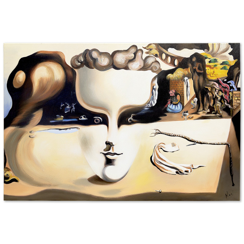 Obraz olejny ręcznie malowany Salvador Dali Martwa natura z owocami kopia 60x90cm