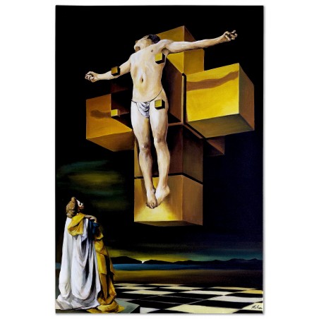  Obraz olejny ręcznie malowany Salvador Dali Ukrzyżowanie kopia 60x90cm