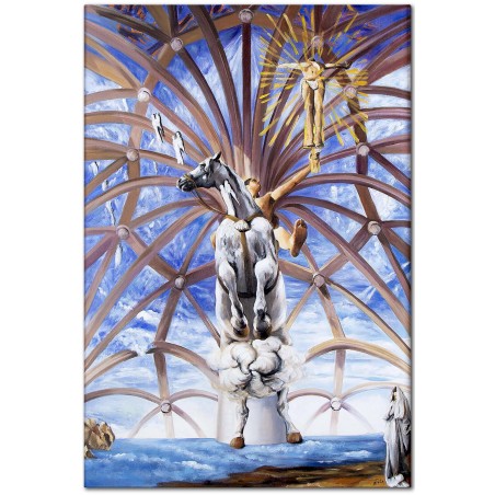  Obraz olejny ręcznie malowany Salvador Dali Święty Jakub kopia 60x90cm