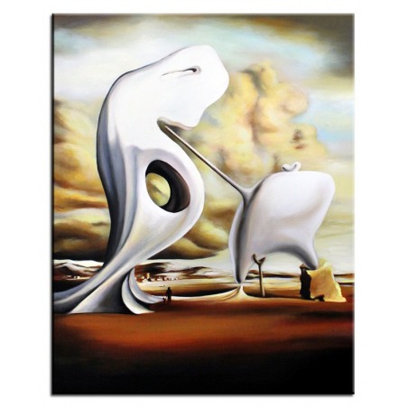  Obraz olejny ręcznie malowany Salvador Dali Archeologiczne reminiscencje Anioła kopia