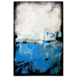 Obraz ręcznie malowany na płótnie Dwa światy 80x120cm