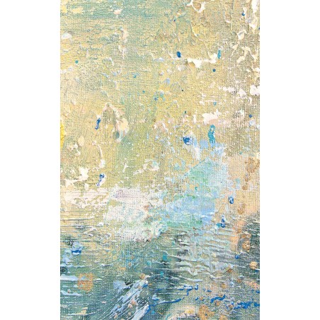  Obraz olejny ręcznie malowany 60x60 cm Marsjańskie Dmuchawce
