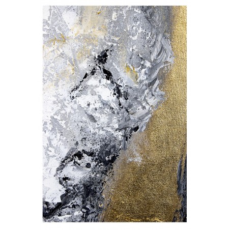  Obraz olejny ręcznie malowany Złota wstęga 80x120cm