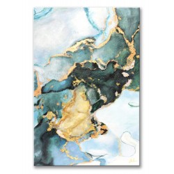  Obraz olejny ręcznie malowany Złota mgła 80x120cm