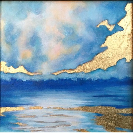  Obraz olejny ręcznie malowany 60x60 Abstrakcja