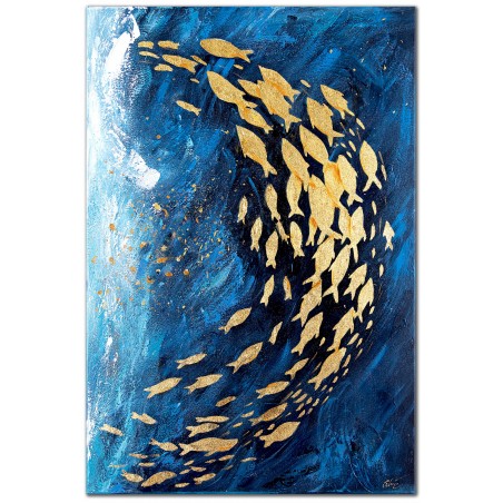  Obraz olejny ręcznie malowany 60x90cm Abstrakcja