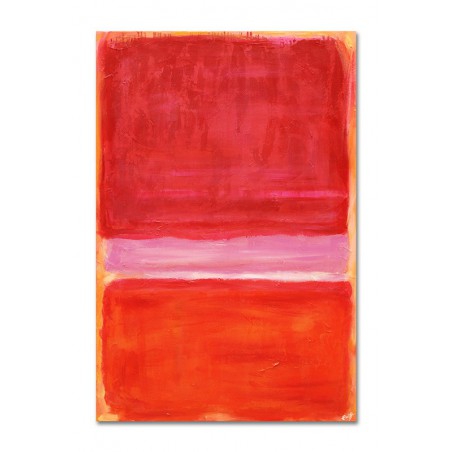  Obraz ręcznie malowany na płótnie 60x90cm czerwona Abstrakcja do wnętrz nowoczesnych