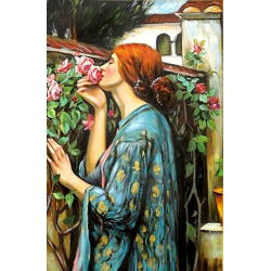  Obraz malowany John William Waterhouse Dusza Róży 50x70cm