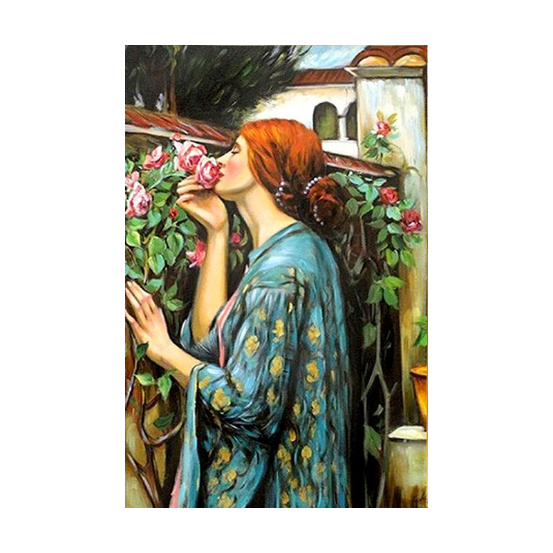  Obraz malowany John William Waterhouse Dusza Róży 50x70cm