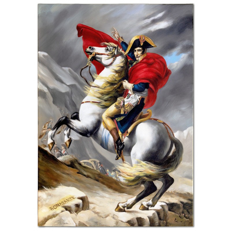 Obraz malowany Jacques-Louis David Napoleon 50x70cm