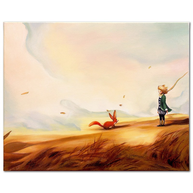  Obraz ręcznie malowany na płótnie Mały Książę 40x50cm
