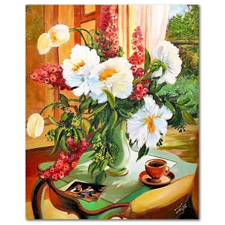  Obraz malowany Robina Anderson Tea At Marguerites 40x50cm