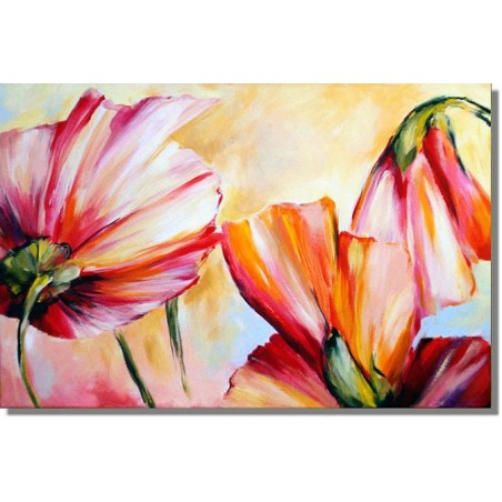  Obraz olejny ręcznie malowany 50x70cm Witrażowa kompozycja