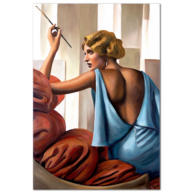  Obraz malowany 60x90cm