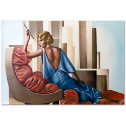 Obraz malowany 60x90cm