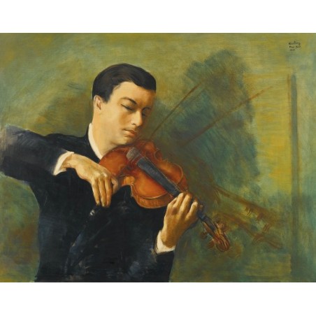  Obraz na płótnie 50x40cm Moïse Kisling Portret skrzypka Milsteina