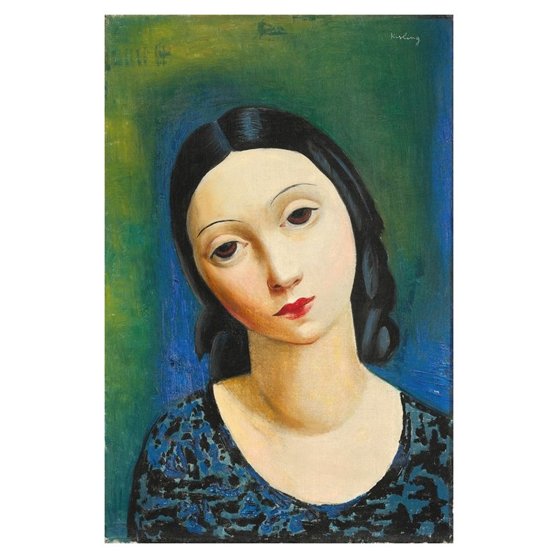  Obraz na płótnie 50x75cm Moïse Kisling Portret młodej dziewczyny