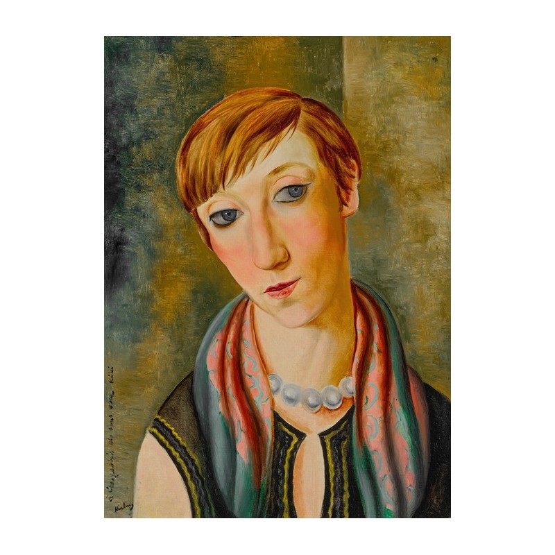  Obraz na płótnie 50x70cm Moïse Kisling Portret Renée Kisling