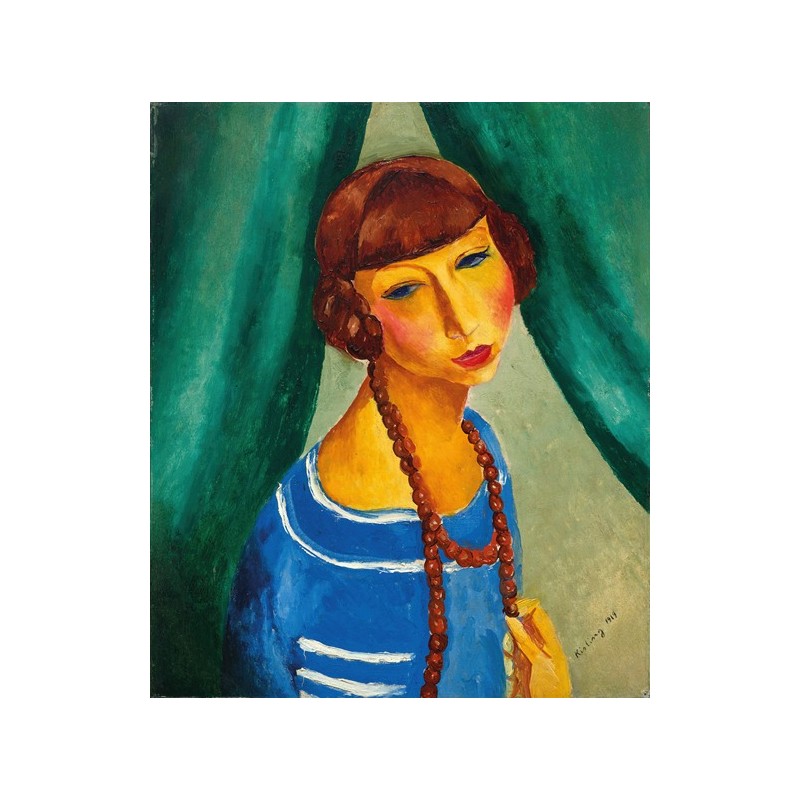  Obraz na płótnie 50x60cm Moïse Kisling Portret Marguerite Gros