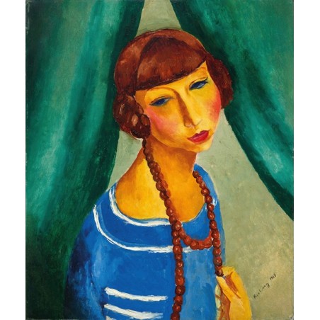  Obraz na płótnie 50x60cm Moïse Kisling Portret Marguerite Gros