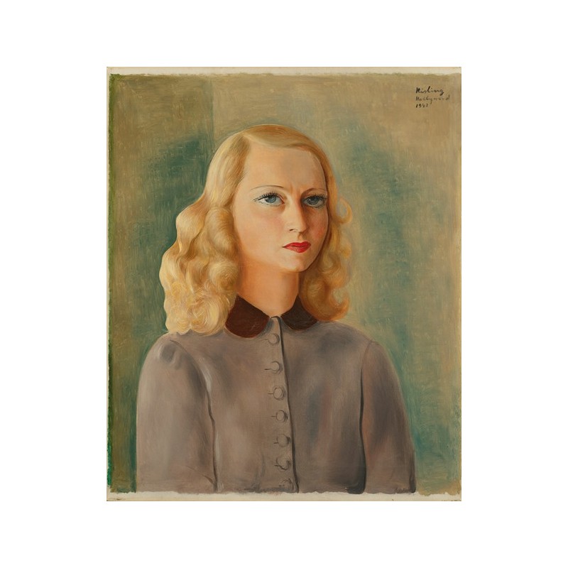  Obraz na płótnie 50x60cm Moïse Kisling Portret Madame Julien Duvivier