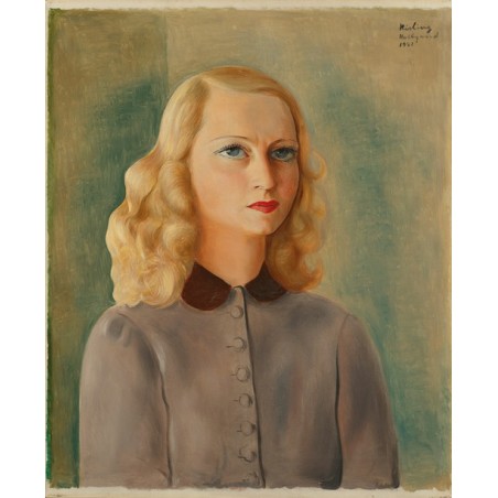  Obraz na płótnie 50x60cm Moïse Kisling Portret Madame Julien Duvivier