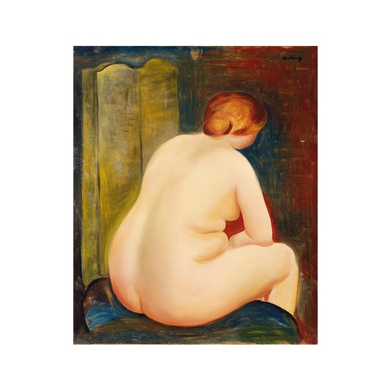  Obraz na płótnie 50x60cm Moïse Kisling Akt od tyłu
