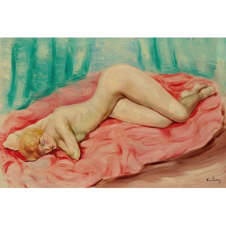  Obraz na płótnie 50x30cm Moïse Kisling Leżący akt