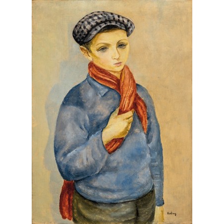  Obraz na płótnie 50x70cm Moïse Kisling Młody chłopiec w czapce