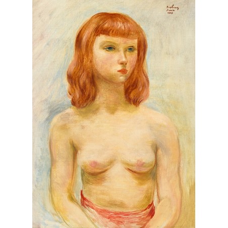  Obraz na płótnie 50x70cm Moïse Kisling Młoda blondynka