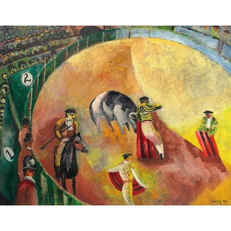  Obraz na płótnie 50x40cm Moïse Kisling Walka byków
