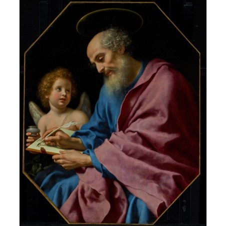  Obraz na płótnie 50x60cm Carlo Dolci Święty Mateusz piszący Ewangelię