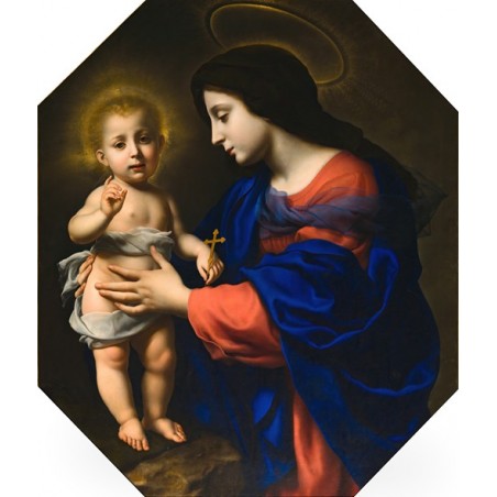  Obraz na płótnie 50x60cm Carlo Dolci Madonna Z dzieciątkiem