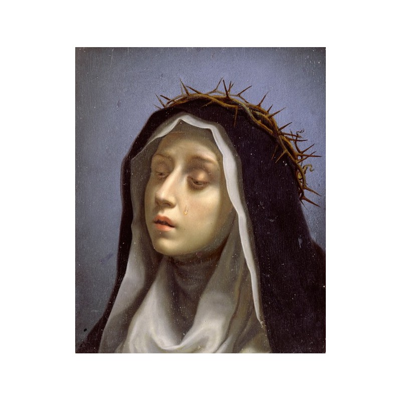  Obraz na płótnie 50x60cm Carlo Dolci święta Katarzyna ze Sieny