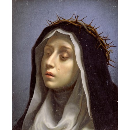  Obraz na płótnie 50x60cm Carlo Dolci święta Katarzyna ze Sieny
