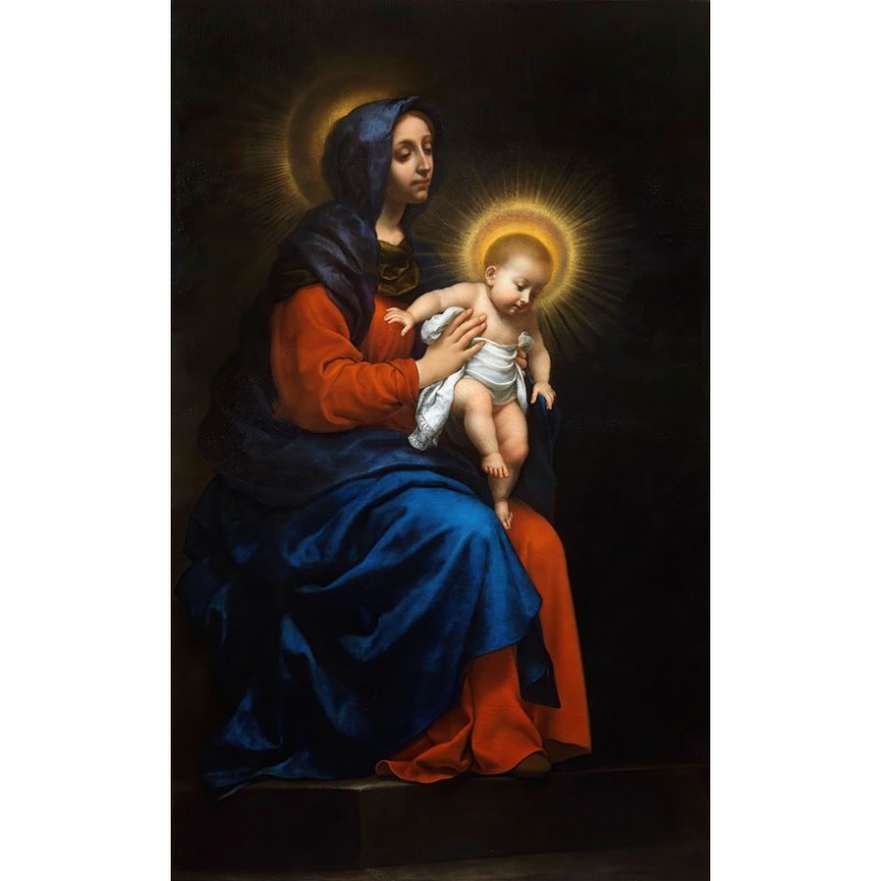  Obraz na płótnie 50x80cm Carlo Dolci Madonna z dzieciątkiem