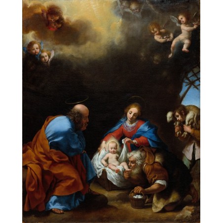  Obraz na płótnie 50x60cm Carlo Dolci Pokłon pasterzy