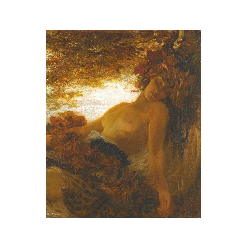  Obraz na płótnie 50x60cm Herbert James Draper Jesień