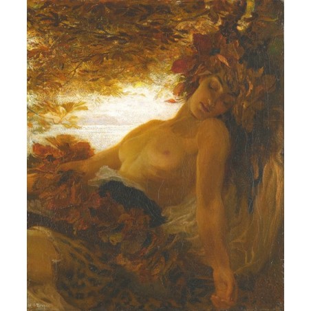  Obraz na płótnie 50x60cm Herbert James Draper Jesień