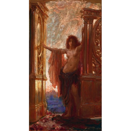  Obraz na płótnie 50x90cm Herbert James Draper Wrota świtu