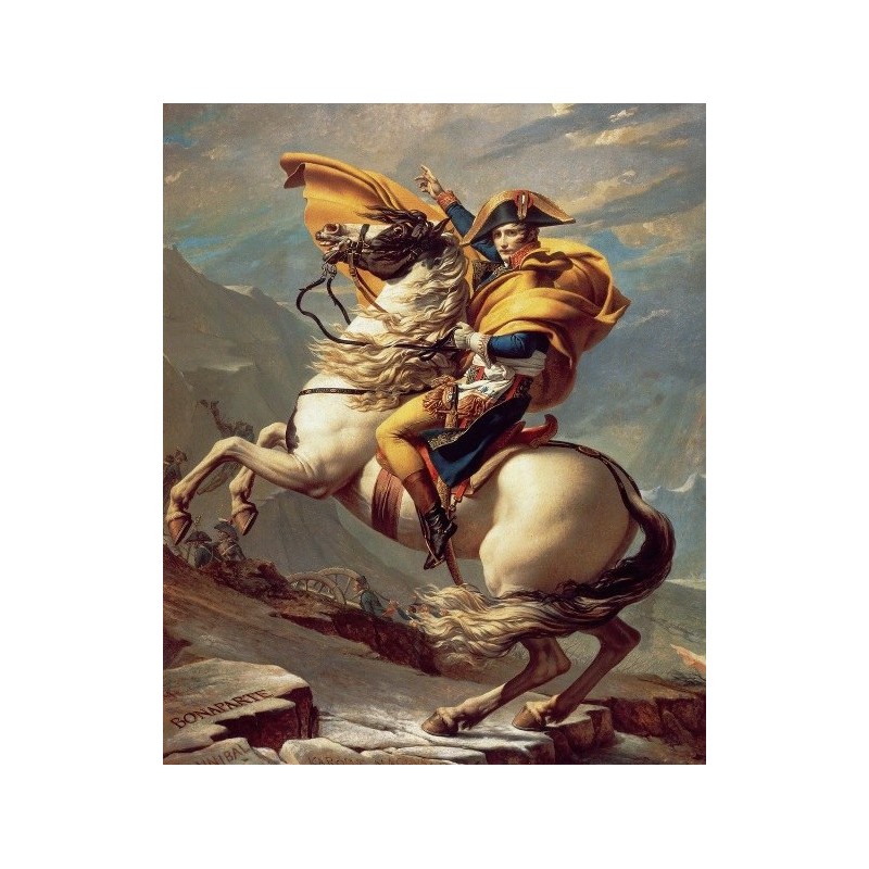  Obraz na płótnie 50x60cm Jacques Louis David Napoleon przekraczający Alpy